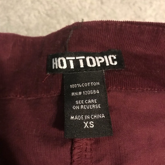 Button Up Velvet Skirt - Picture 3 of 3